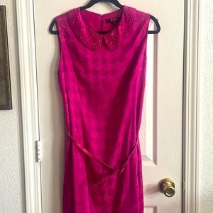 Alex Marie Pretty in Pink Rhinestone Dress Sz 14